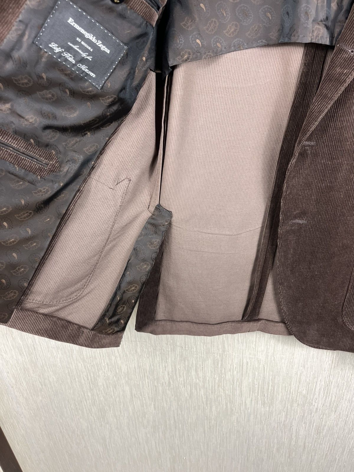 Ermenegildo Zegna Ermenegildo Zegna cashco comfort corduroy blazer jacket Size US M / EU 48-50 / 2 - 16 Thumbnail