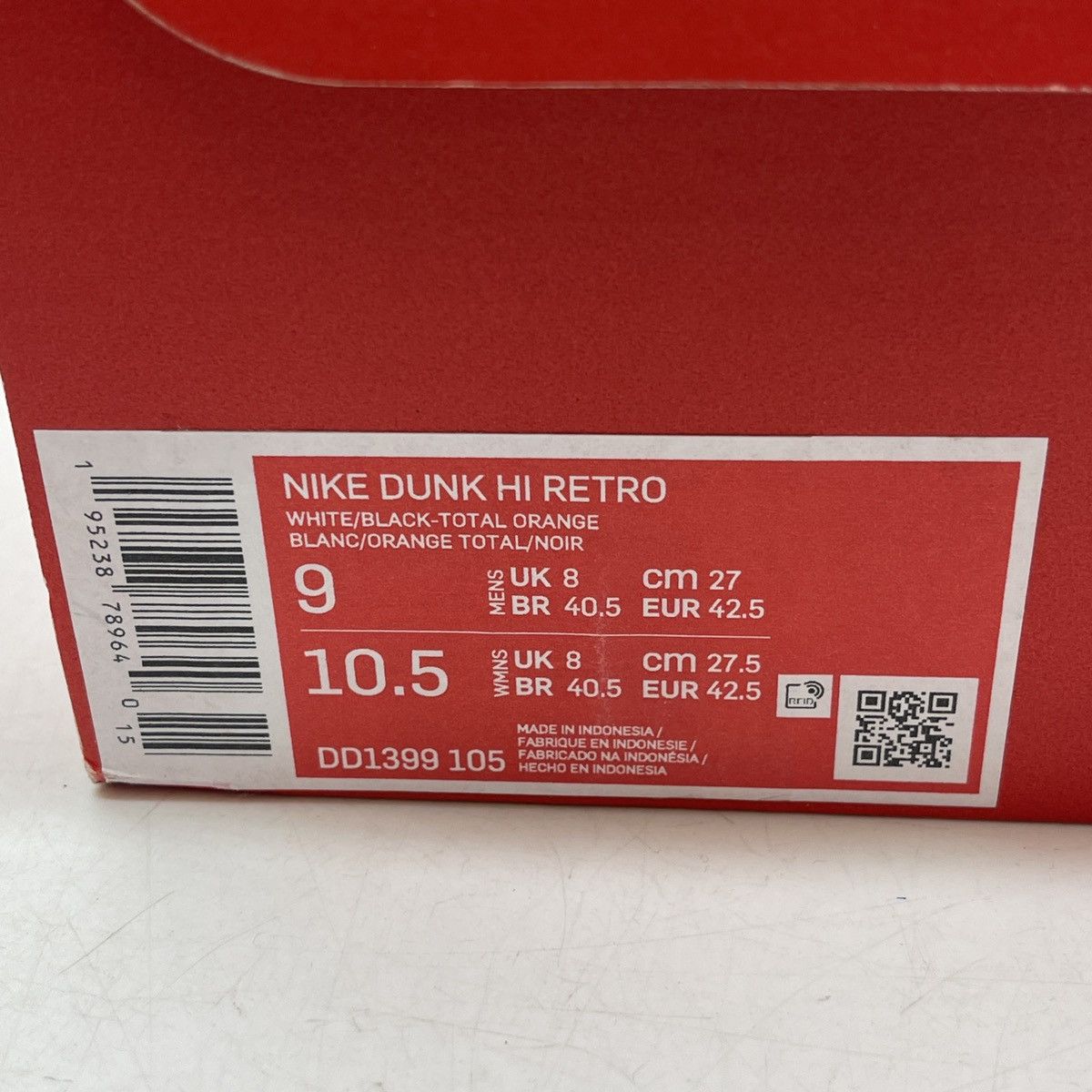 Nike Dunk high black white Size US 9 / EU 42 - 9 Thumbnail