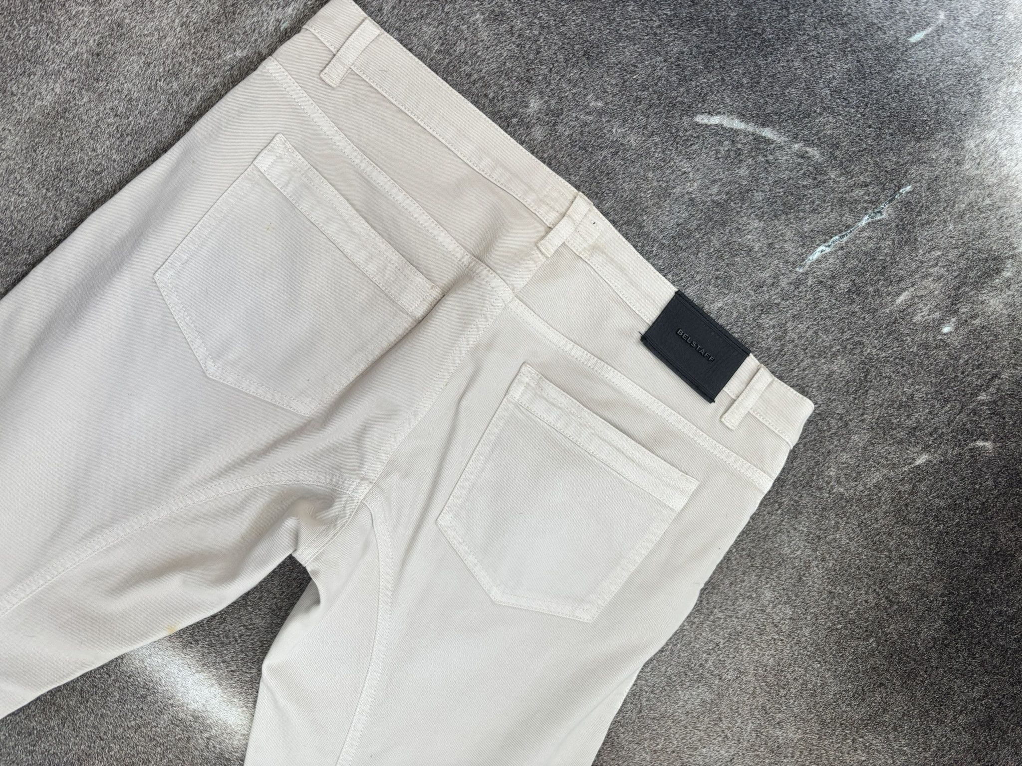 Belstaff Belstaff Moto Cargo Pants Beige 32x33 – Slim Fit Biker Style Size US 32 / EU 48 - 6 Thumbnail
