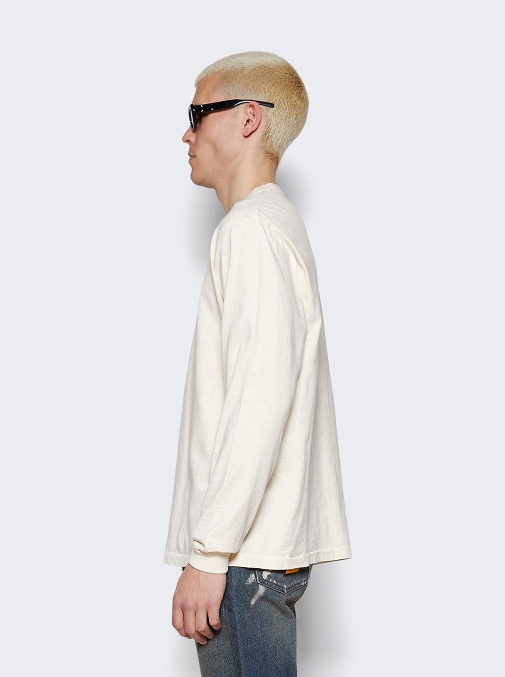 Gallery Dept. o1mle0725 Dept Long Sleeve T-Shirt in Cream Size US S / EU 44-46 / 1 - 4 Thumbnail