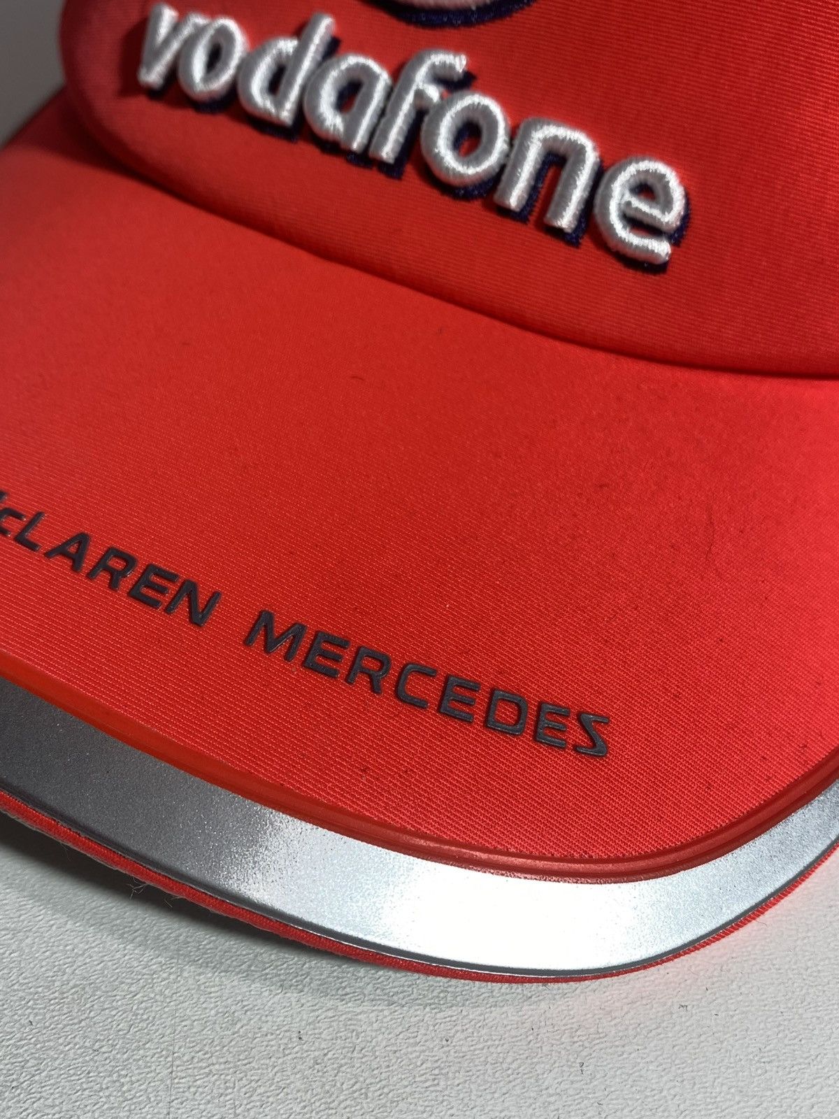 Mercedes-Benz Vintage Vodafone McLaren Mercedes 5 panel Cap Size ONE SIZE - 7 Thumbnail