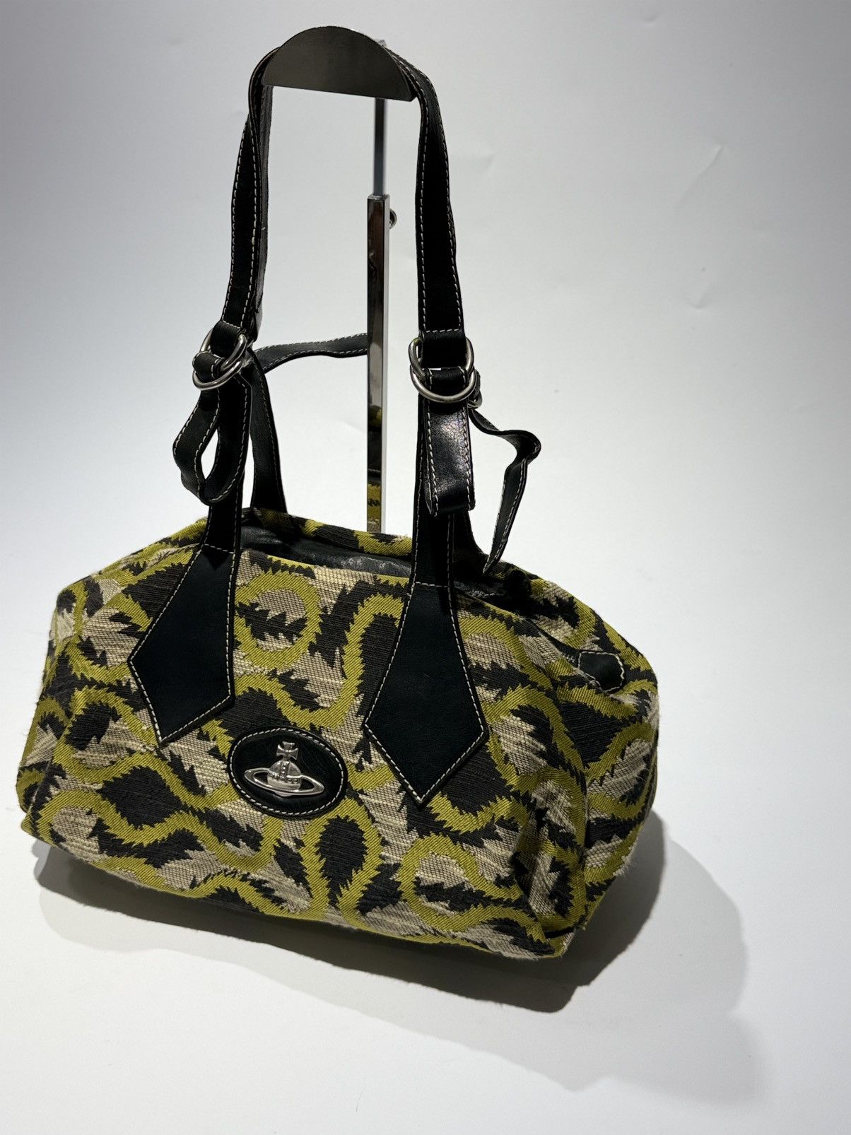 Vivienne Westwood Vivienne Westwood Woven Rare Squiggle Jacquard Yasmine Bag Size ONE SIZE - 3 Thumbnail