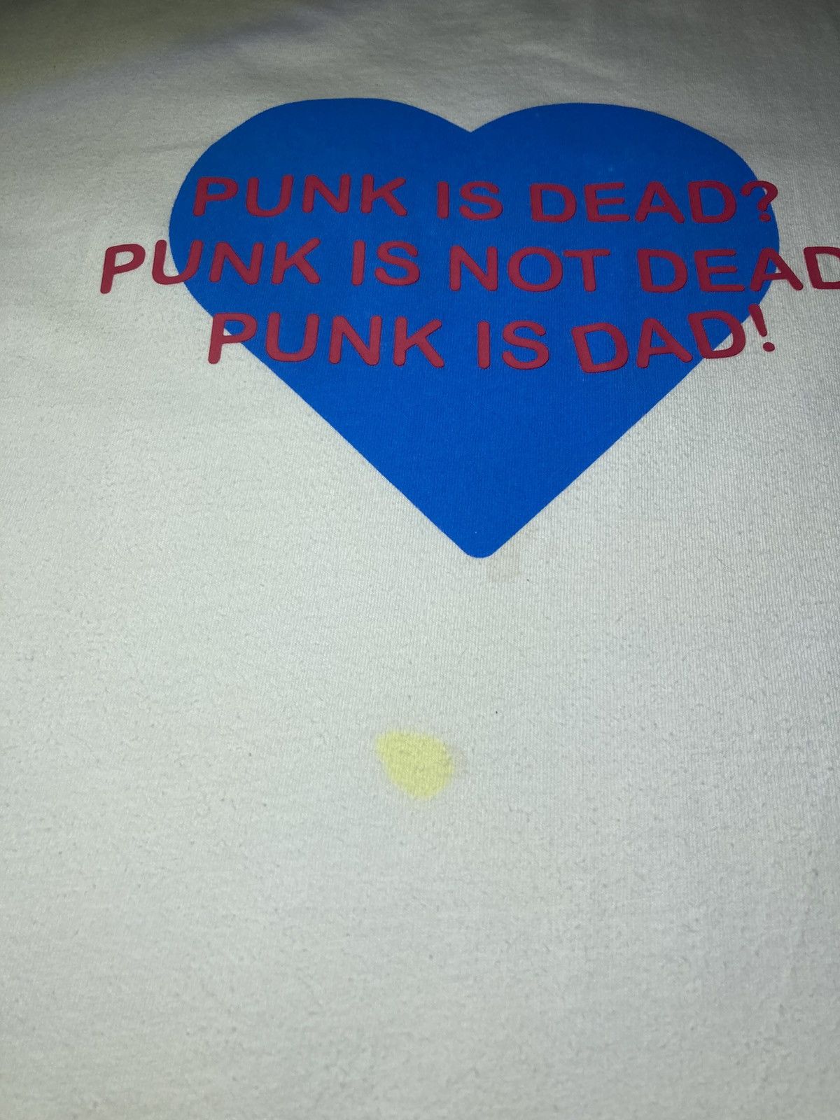 99%IS- SS17 99%IS Punk Is Dead! Not Dead Dad Heart Valentine 2017 Size US M / EU 48-50 / 2 - 4 Thumbnail
