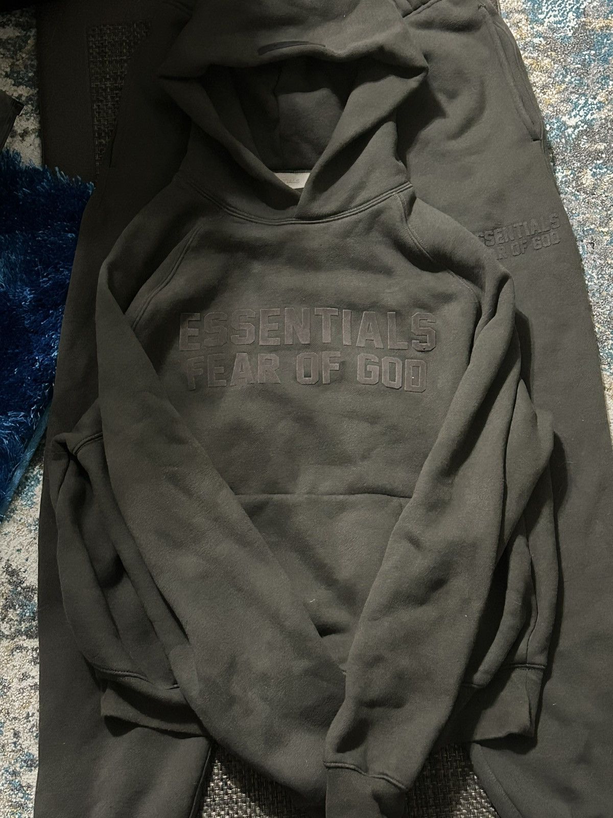 image of Fear Of God Essentials Sweatsuit in Black, Men's (Size XS)