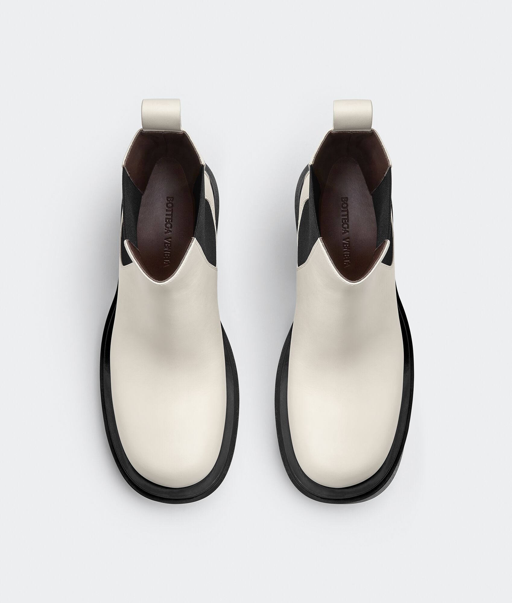 Bottega Veneta o1s1rm1025 Lug Ankle Boots in Sea Salt Size US 11 / IT 41 - 4 Thumbnail