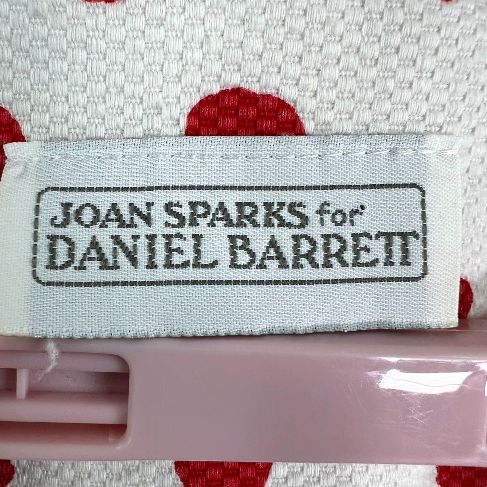 Vintage VINTAGE Joan Sparks for Daniel Barrett Red White Polka Dot Midi Dress 10 Polka Dot Pleated V-Neck Half Sleeve Womens Size L / US 10 / IT 46 - 5 Thumbnail