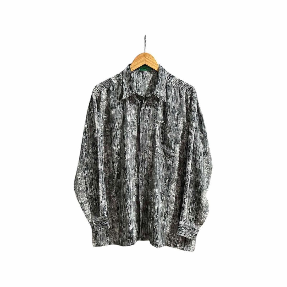 Carven × If Six Was Nine × Japanese Brand 🔥Vintage Carven Paris Abstract Shirt Made In Japan Size US L / EU 52-54 / 3 - 4 Thumbnail