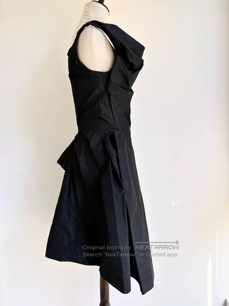 Vivienne Westwood Vivienne Westwood Black 3D Irregular Drape Collar Dress Size S / US 4 / IT 40 - 6 Thumbnail