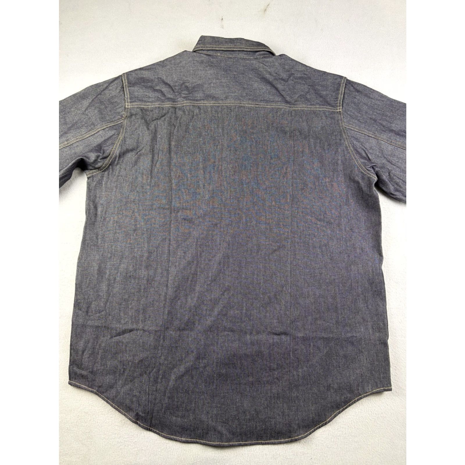 Levi's VINTAGE Levi's Red Tab Shirt XL Regular Jeans Denim Button-Up Collar-Down Long Sleeve Metal Pockets Blue Cotton Men Size US XL / EU 56 / 4 - 6 Thumbnail