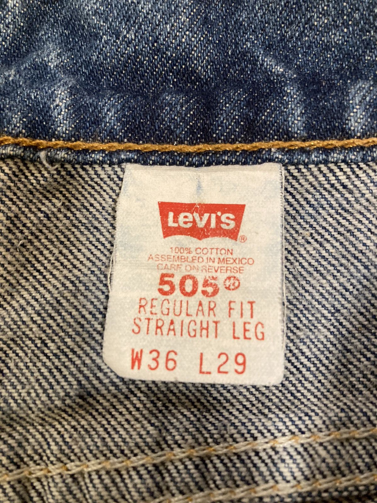 Levi's Levi’s 505 36x29 Orange Tab 1995 Size US 36 / EU 52 - 7 Thumbnail