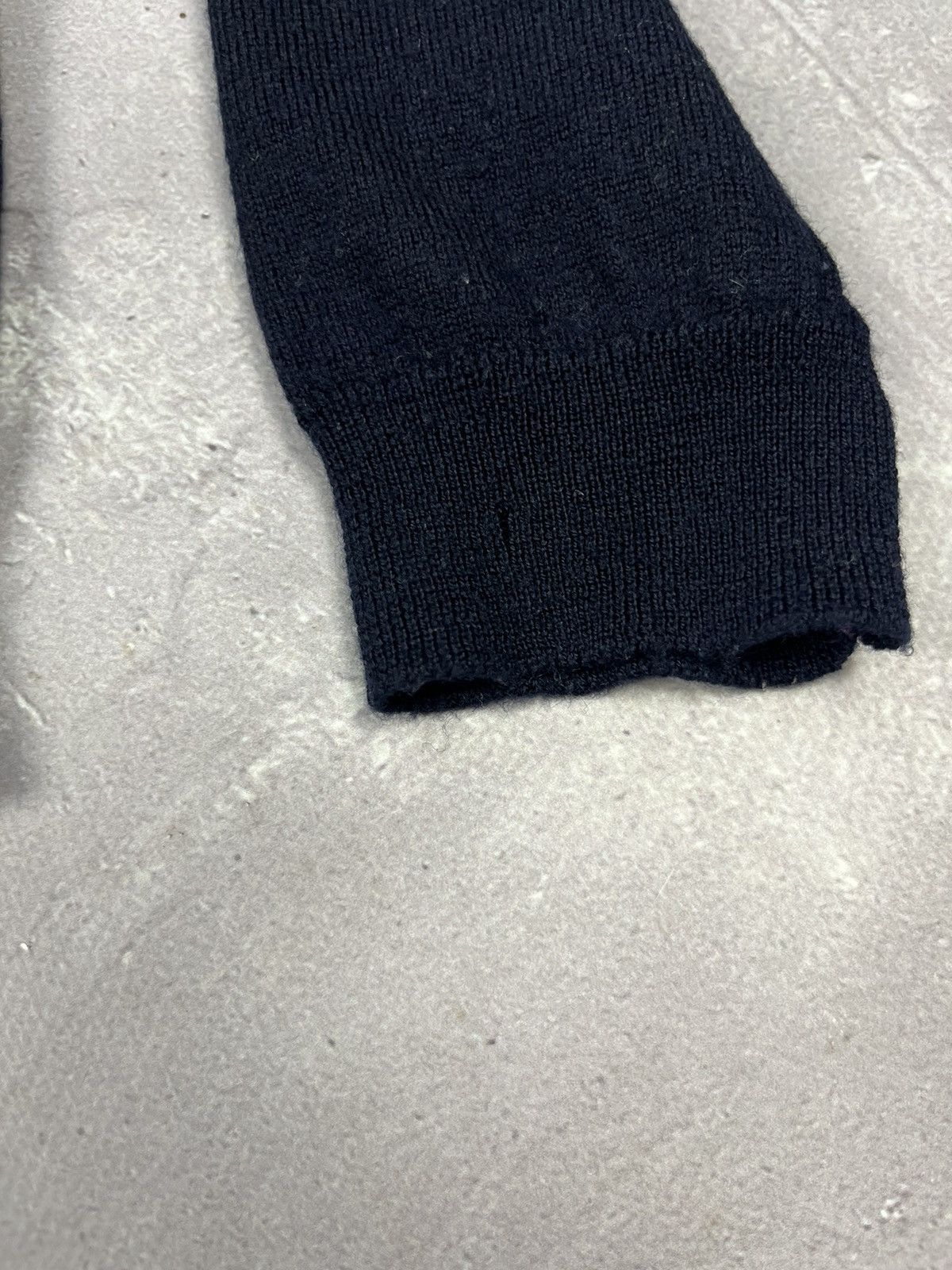 Sezane SEZANE Wool Button Neck Sweater Size S Blue Size S / US 4 / IT 40 - 3 Thumbnail