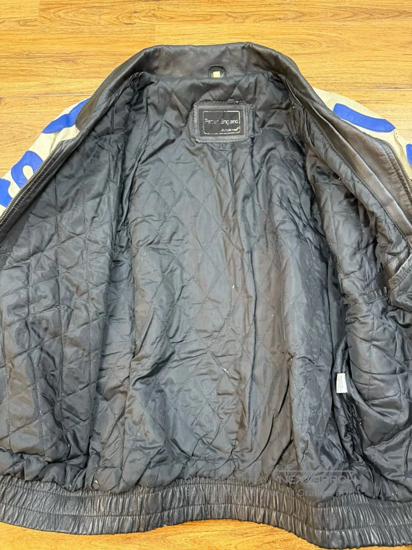 VINNY's Vintage American Retro Motorcycle Leather Jacket. Size US L / EU 52-54 / 3 - 3 Thumbnail