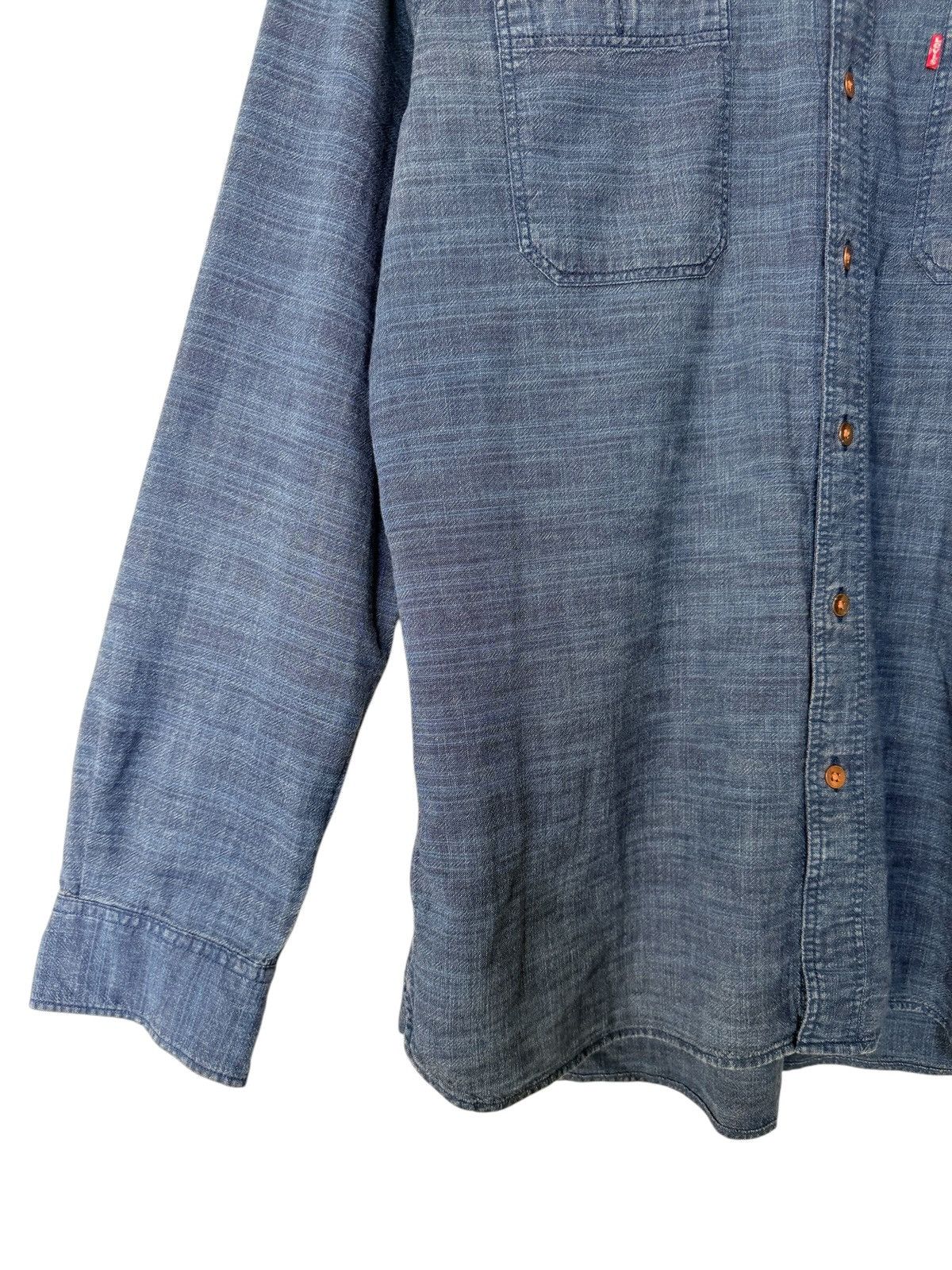 Levi's Vintage Levis Strauss & Co. Button Ups Shirt Size US L / EU 52-54 / 3 - 3 Thumbnail