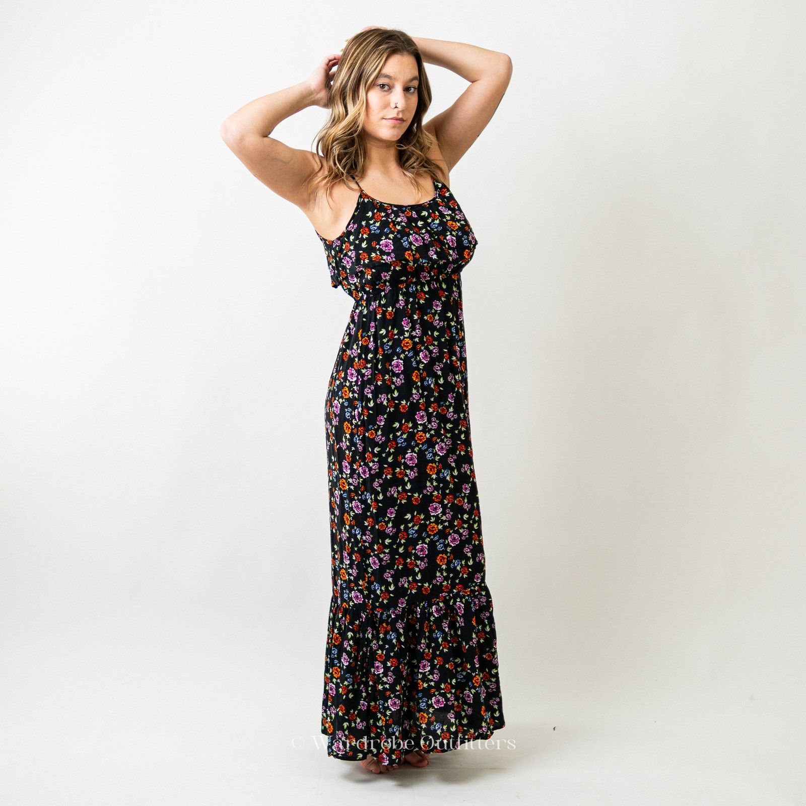 New Look Flowy Floral Maxi Dress Size M / US 6-8 / IT 42-44 - 3 Thumbnail