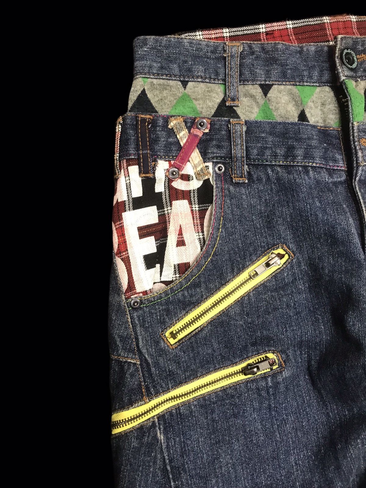 Japanese Brand 💥DOUBLE WAIST💥BS RAW Seditionaries Twisted Leg Denim F84 Size US 30 / EU 46 - 6 Thumbnail