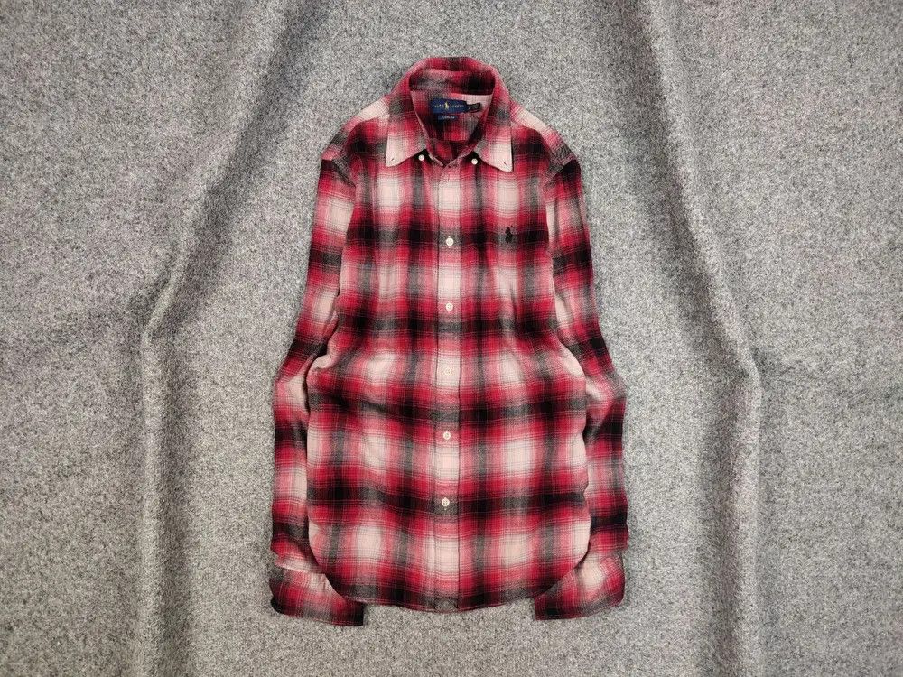 Polo Ralph Lauren Vintage Polo Ralph Lauren Perfect checkered Flannel Shirt Size US L / EU 52-54 / 3 - 1 Thumbnail
