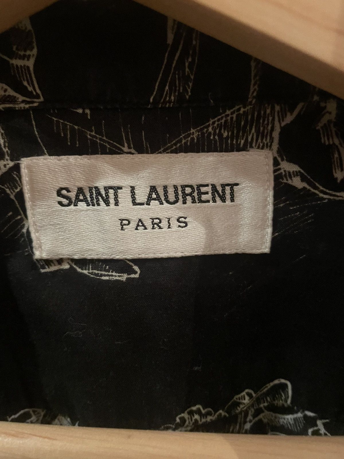 Saint Laurent Paris SS18 Mexican Skeleton Party Shirt 40 Size US M / EU 48-50 / 2 - 5 Thumbnail