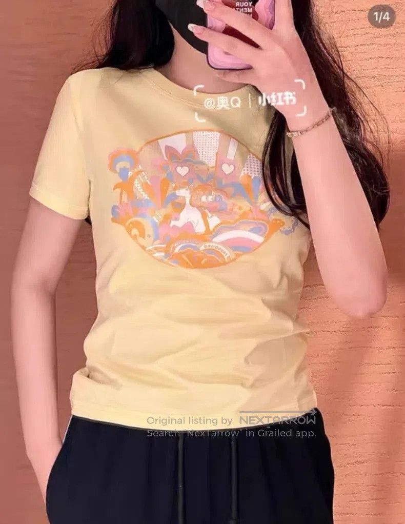 Hermes Hermes Chicken Yellow Short Sleeve Size XS / US 0-2 / IT 36-38 - 7 Thumbnail