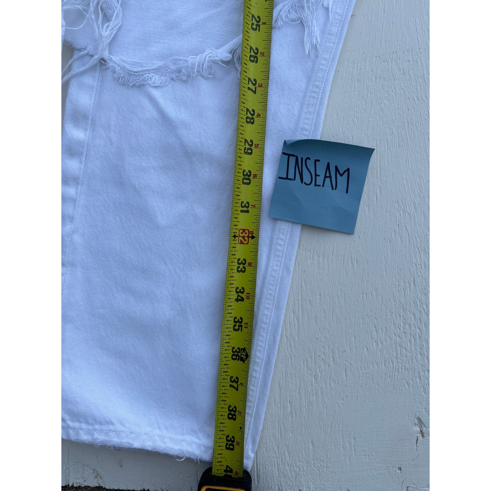 Agolde Agolde White Jeans Straight leg High Wasted Size 30" / US 8 / IT 44 - 5 Thumbnail