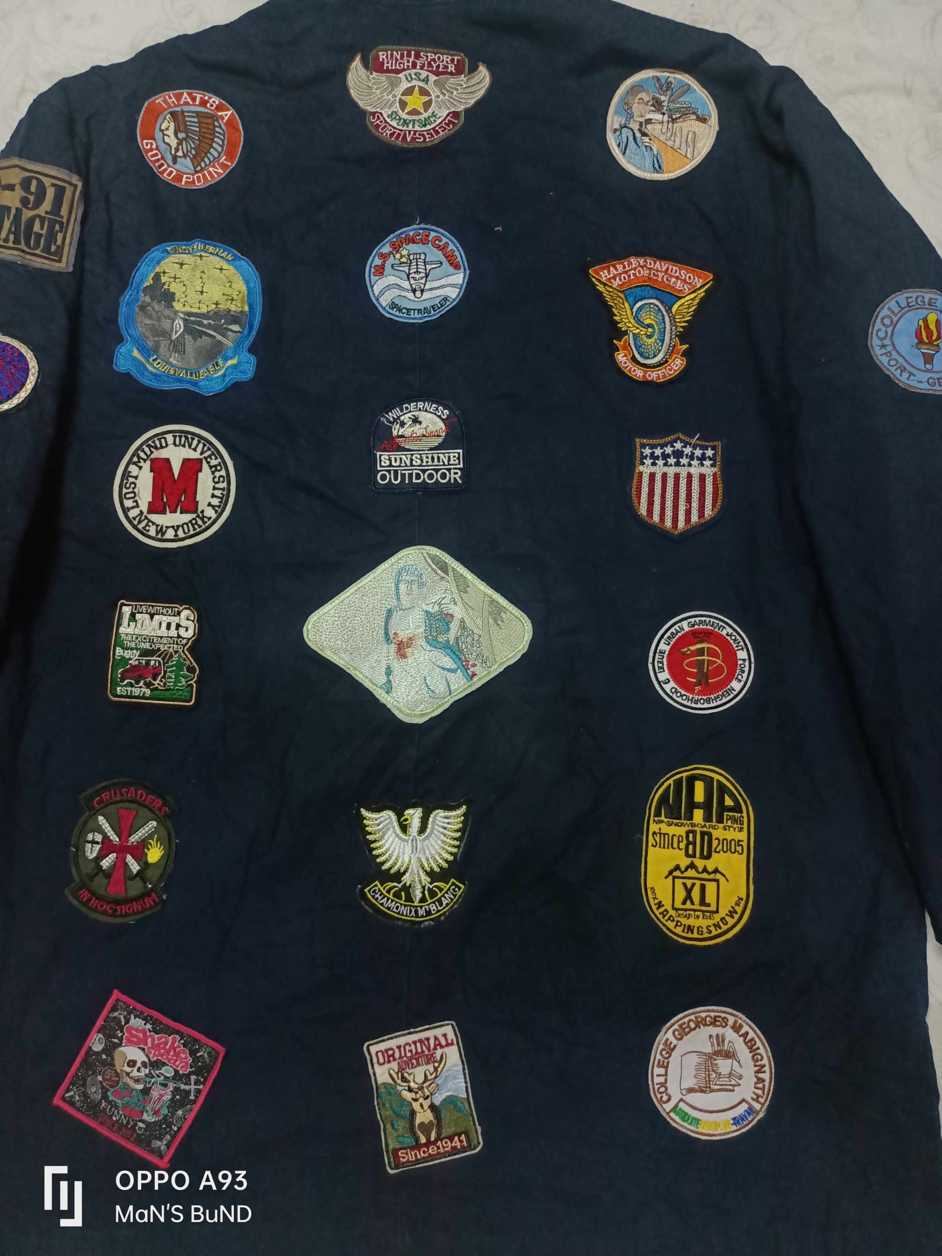 Vintage Vintage Patch Jacket (22 Patches) Size US L / EU 52-54 / 3 - 1 Thumbnail