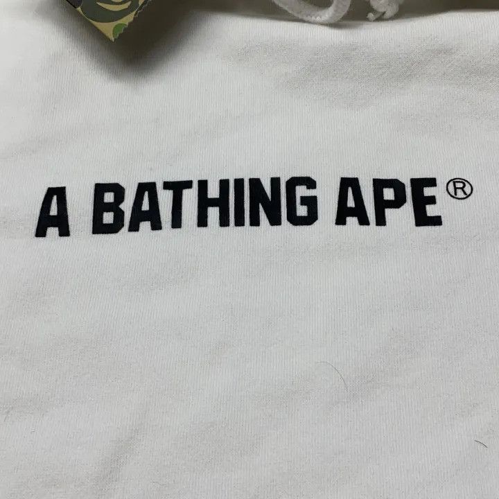 Bape BAPE Men's White SS22 Logo Hoodie Size US L / EU 52-54 / 3 - 6 Thumbnail