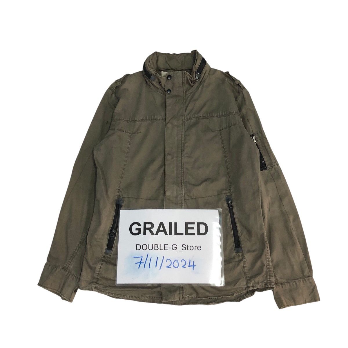 Hysteric Glamour 📌Vintage Biker Jacket Icca Multi Pocket Parachute Bondage Size US XL / EU 56 / 4 - 1 Thumbnail