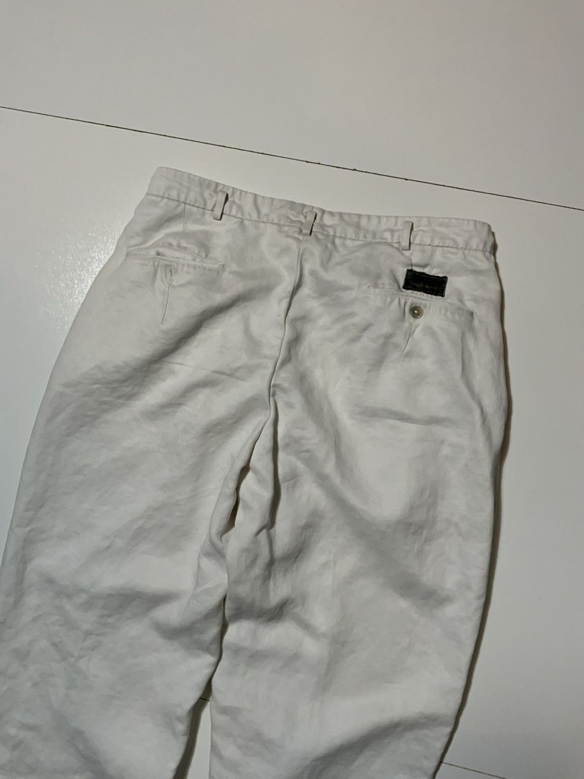 Vintage True Vintage Quality Tailors Workwear Linen Button Fly Pants Size US 32 / EU 48 - 13 Thumbnail