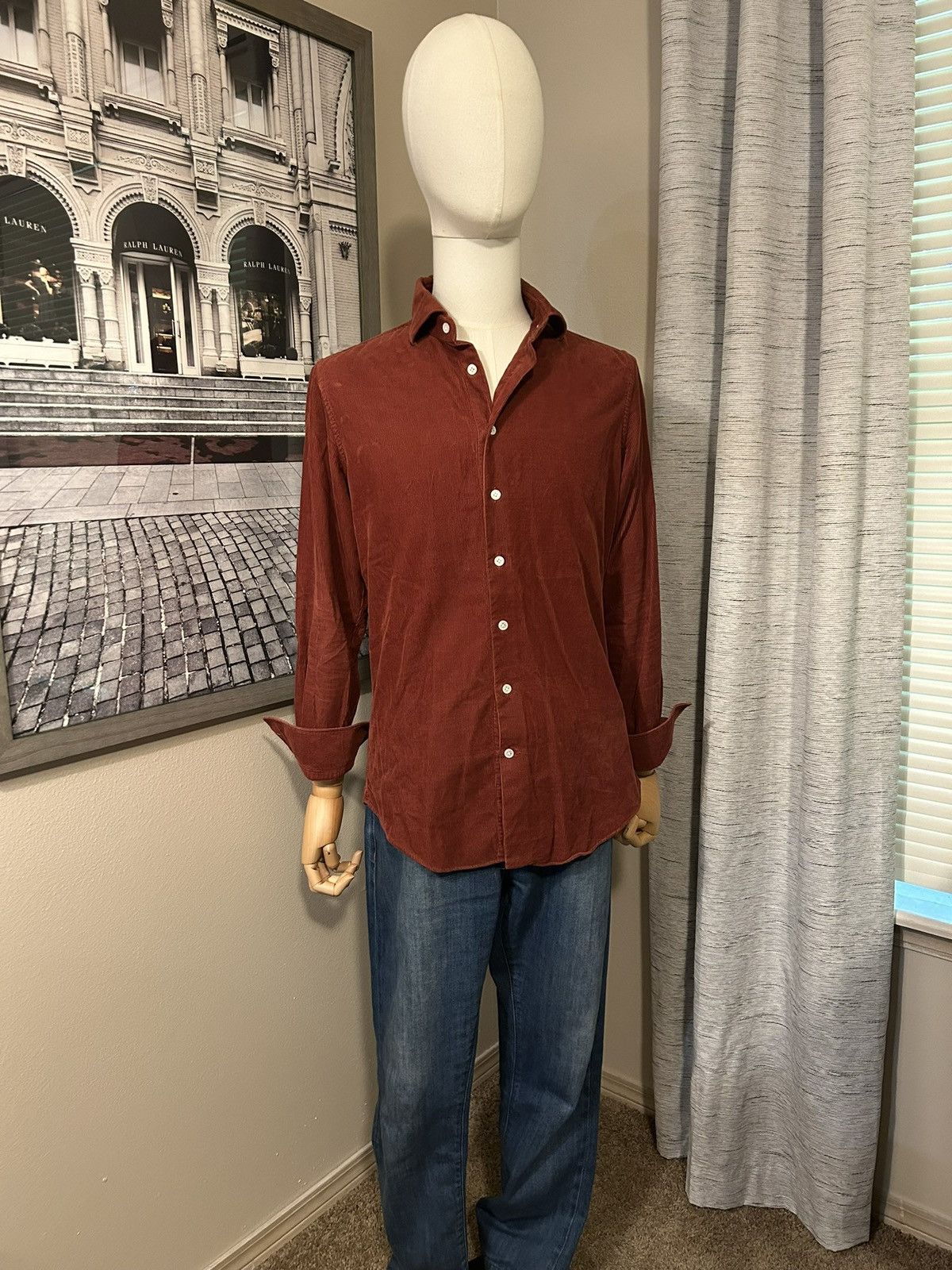 Suitsupply Suitsupply Corduroy Shirt Size US M / EU 48-50 / 2 - 1 Thumbnail