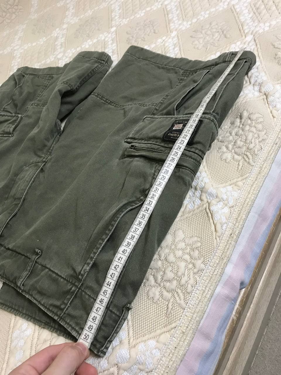 Denim & Supply Ralph Lauren 🔥 Denim & Supply Ralph Lauren Cargo Army Shorts Y2K Work USA Size US 33 - 12 Thumbnail