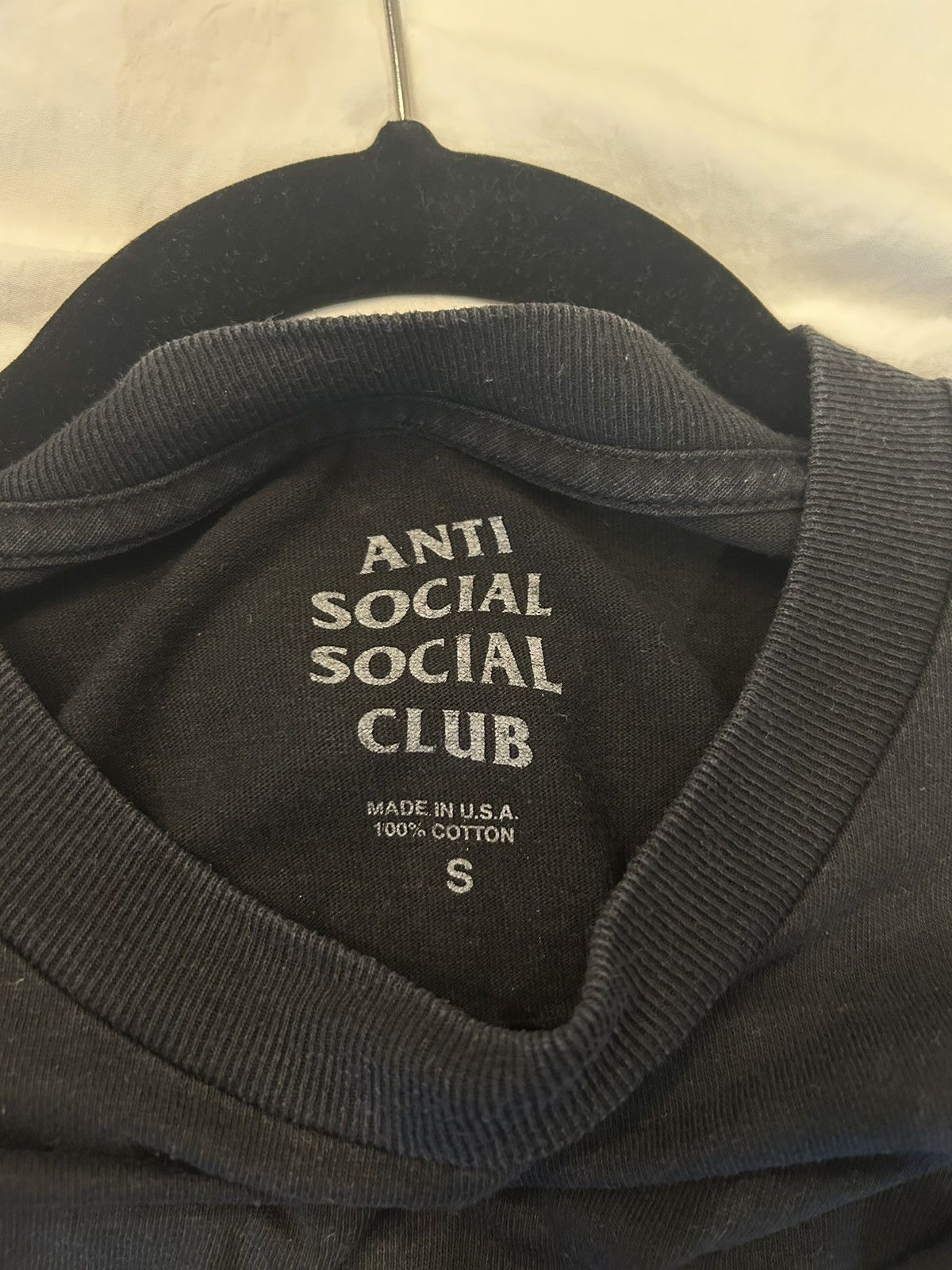 Anti Social Social Club Black T-Shirt Anti Social Social Club Size US S / EU 44-46 / 1 - 3 Thumbnail