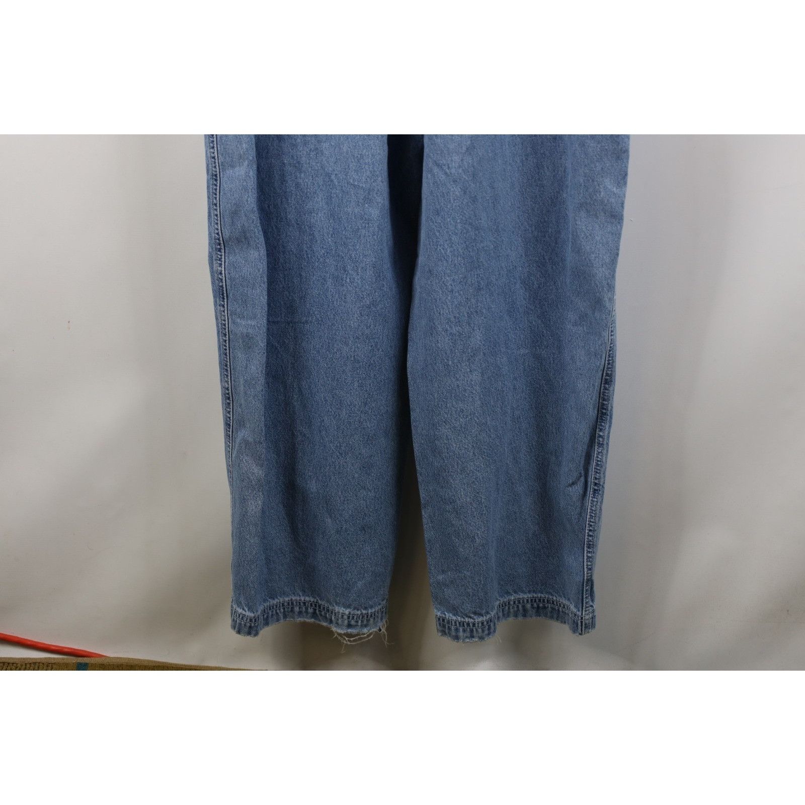 Vintage Vintage 90s Y2K Streetwear Faded Babydoll Wide Leg Overalls Size 28" / US 6 / IT 42 - 20 Thumbnail