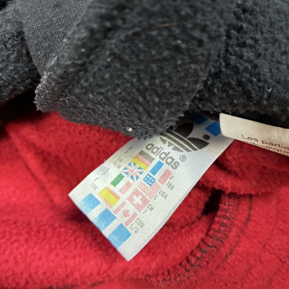 Adidas Mens Adidas Vintage 90s Fleece Jacket Size L Size US L / EU 52-54 / 3 - 3 Thumbnail