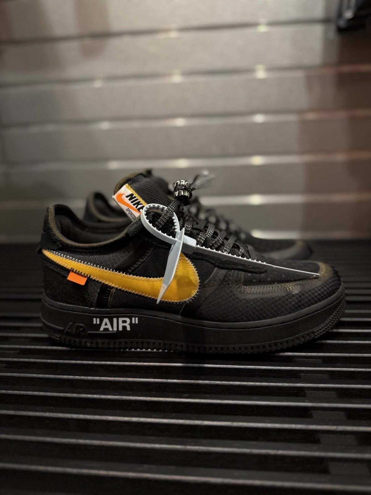 Nike Size 9 - Nike Air Force 1 Low x OFF-WHITE Black 2018 Mens Size US 9 / EU 42 - 2 Thumbnail