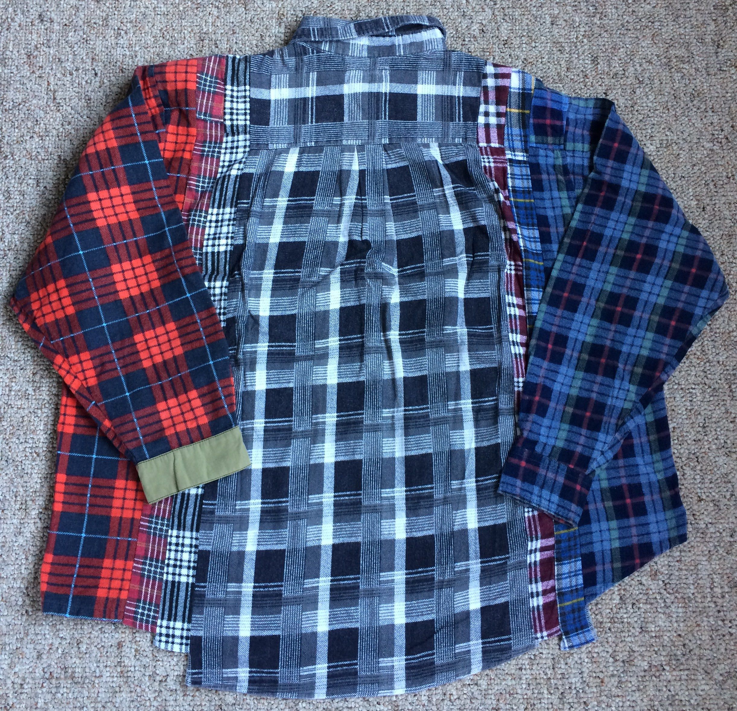 Needles Rebuild by Needles Wide 7 Cut Flannel Size US XL / EU 56 / 4 - 5 Thumbnail