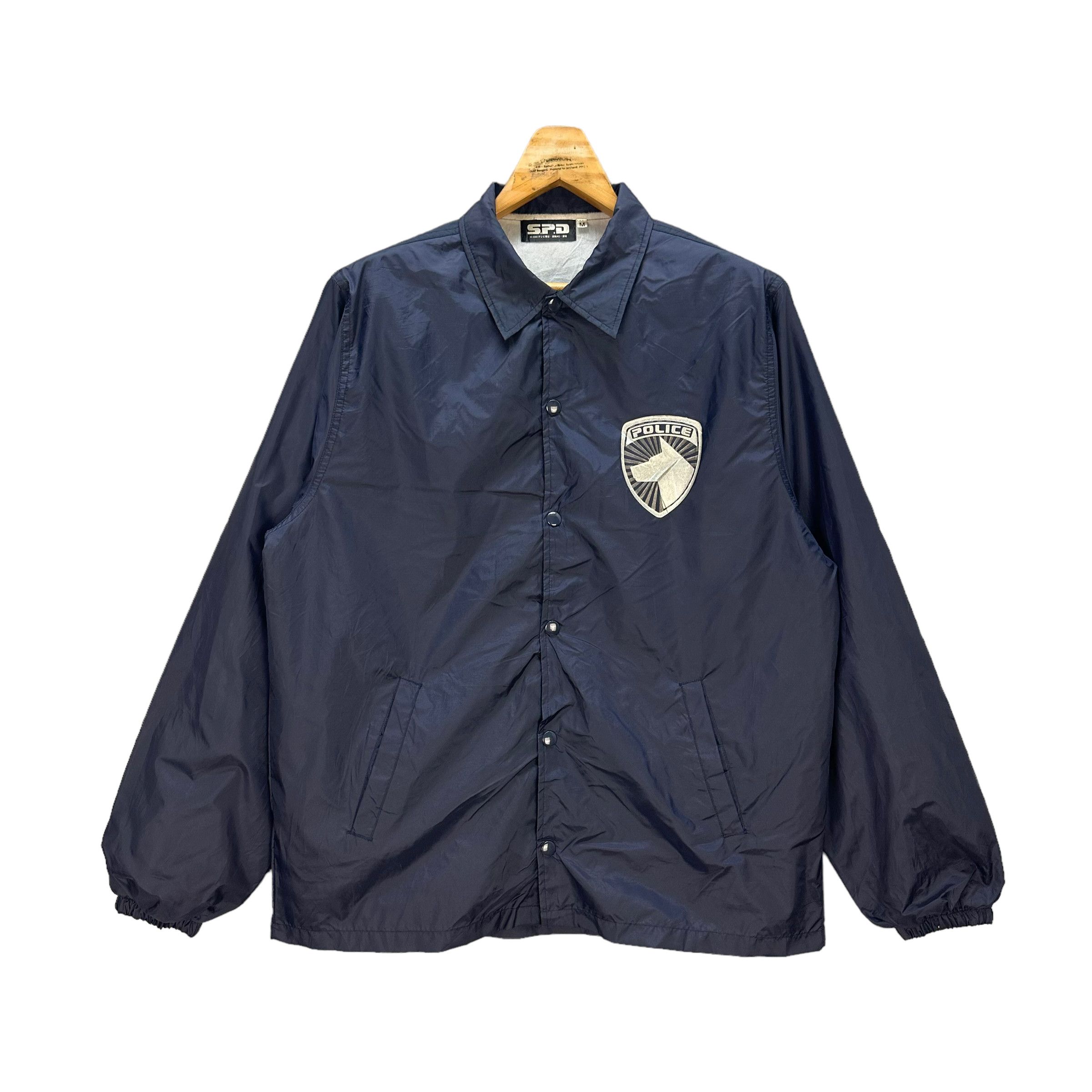 Vintage POLICE SPD BIG LOGO COACH JACKET #8314-003 Size US M / EU 48-50 / 2 - 3 Thumbnail