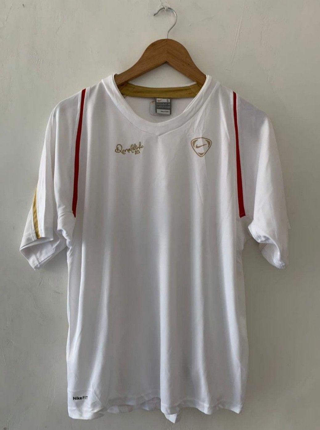 Nike × Vintage Nike Total 90 x Ronaldinho R10 Soccer Training Jersey ...