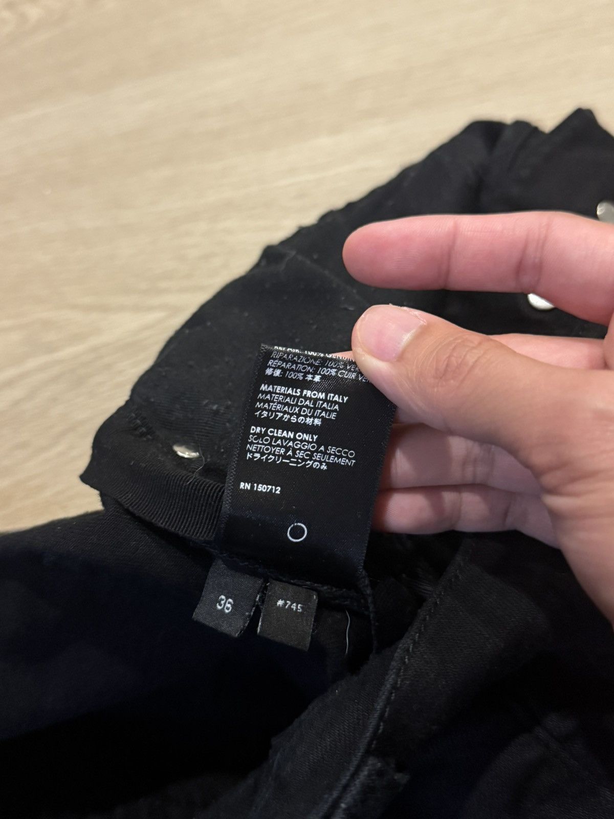 Amiri Amiri Mx1 Black Patch Size US 36 / EU 52 - 6 Thumbnail