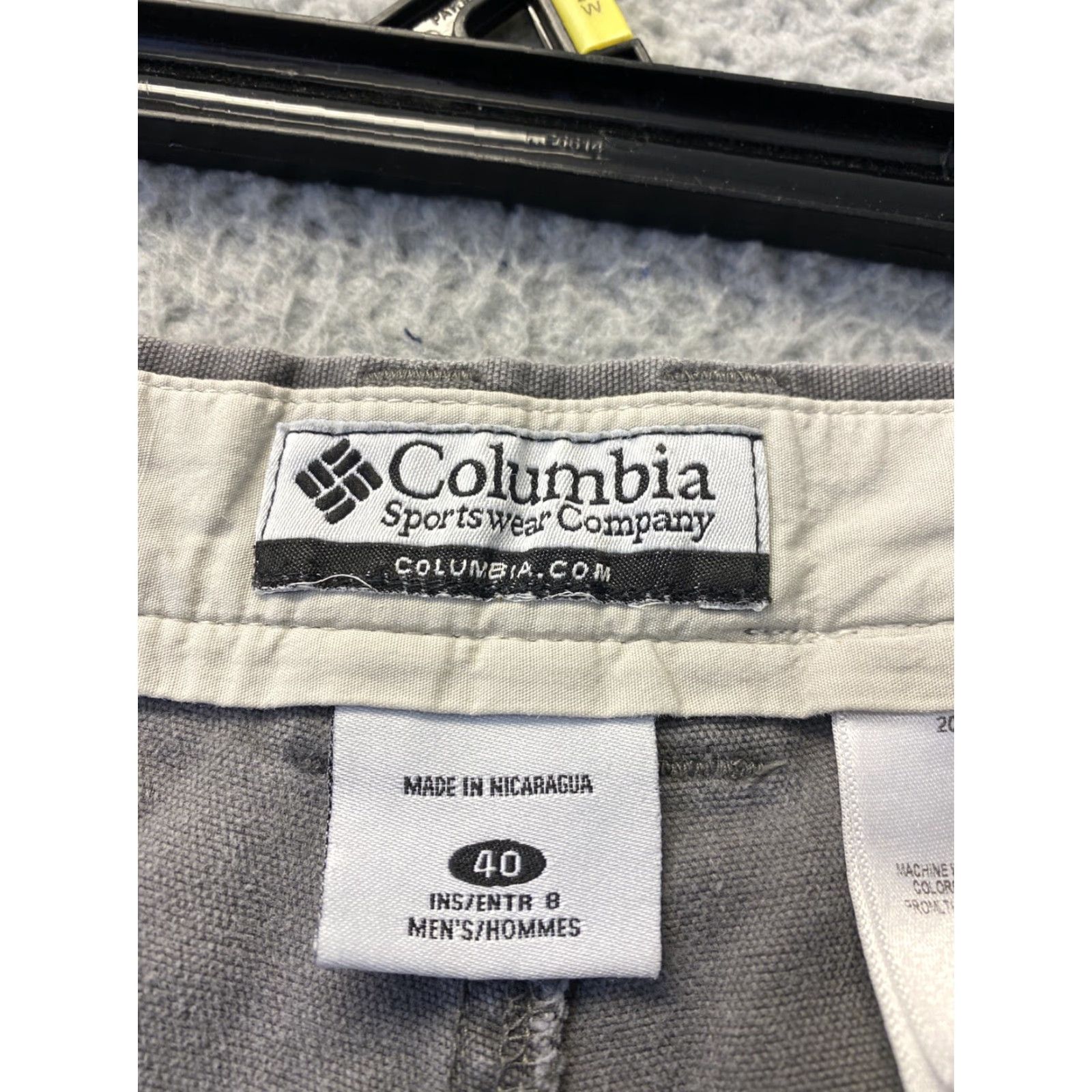 Vintage Columbia Shorts Mens 40 Gray Cotton Blend Back Pockets Outdoor Chino Casual Mens Size US 40 / EU 56 - 4 Thumbnail