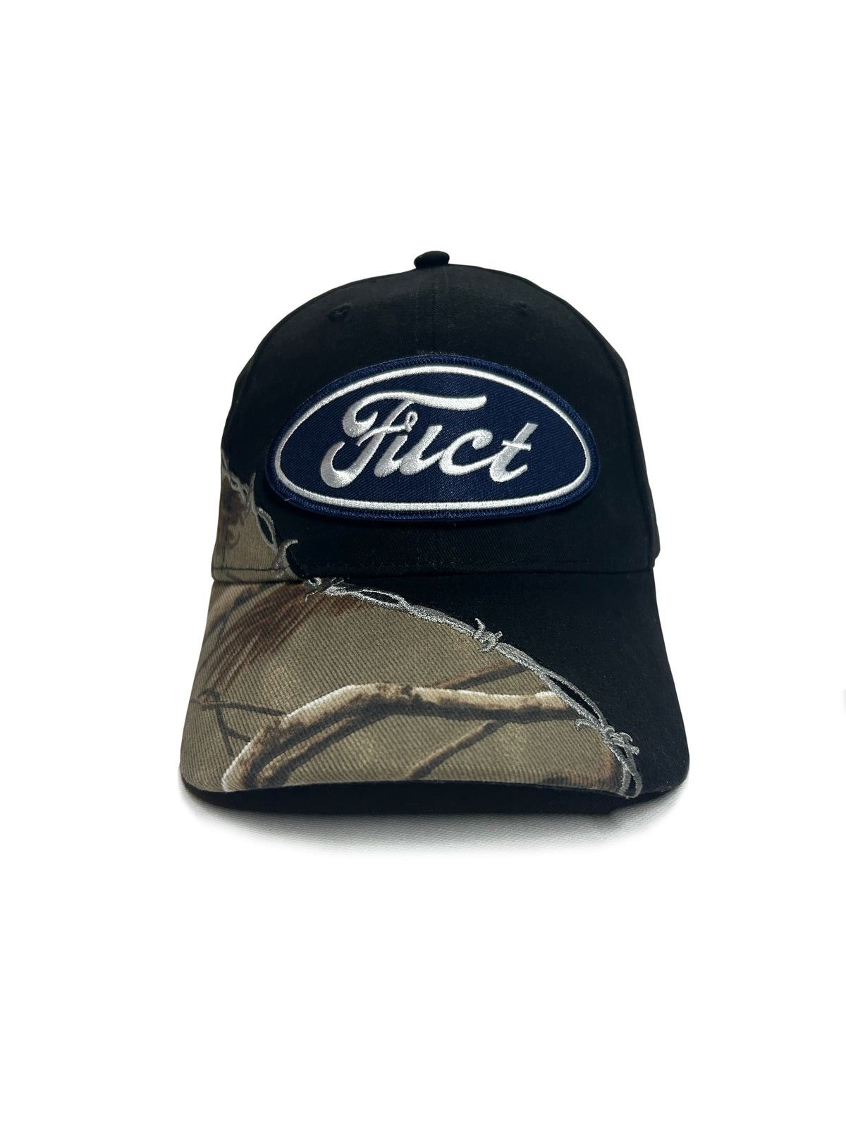 FUCT Oval Parody Barbed Wire Camo Hat Black Size ONE SIZE - 2 Thumbnail