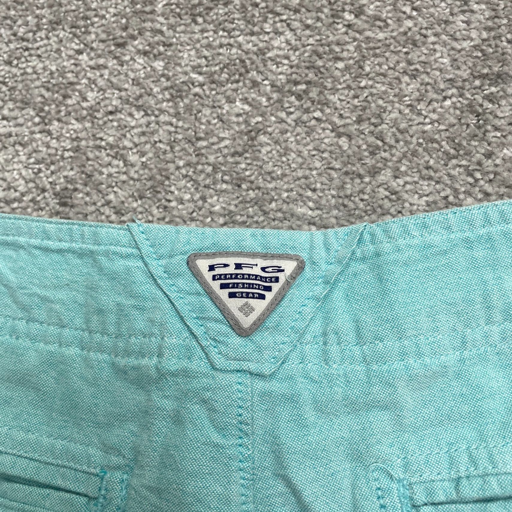 Vintage Columbia Bermuda Shorts Womens 4 Blue Mid Rise Casual Cotton PFG Fish Outdoor 30x4 Shorts Womens/N/A Size 27" / US 4 / IT 40 - 4 Thumbnail