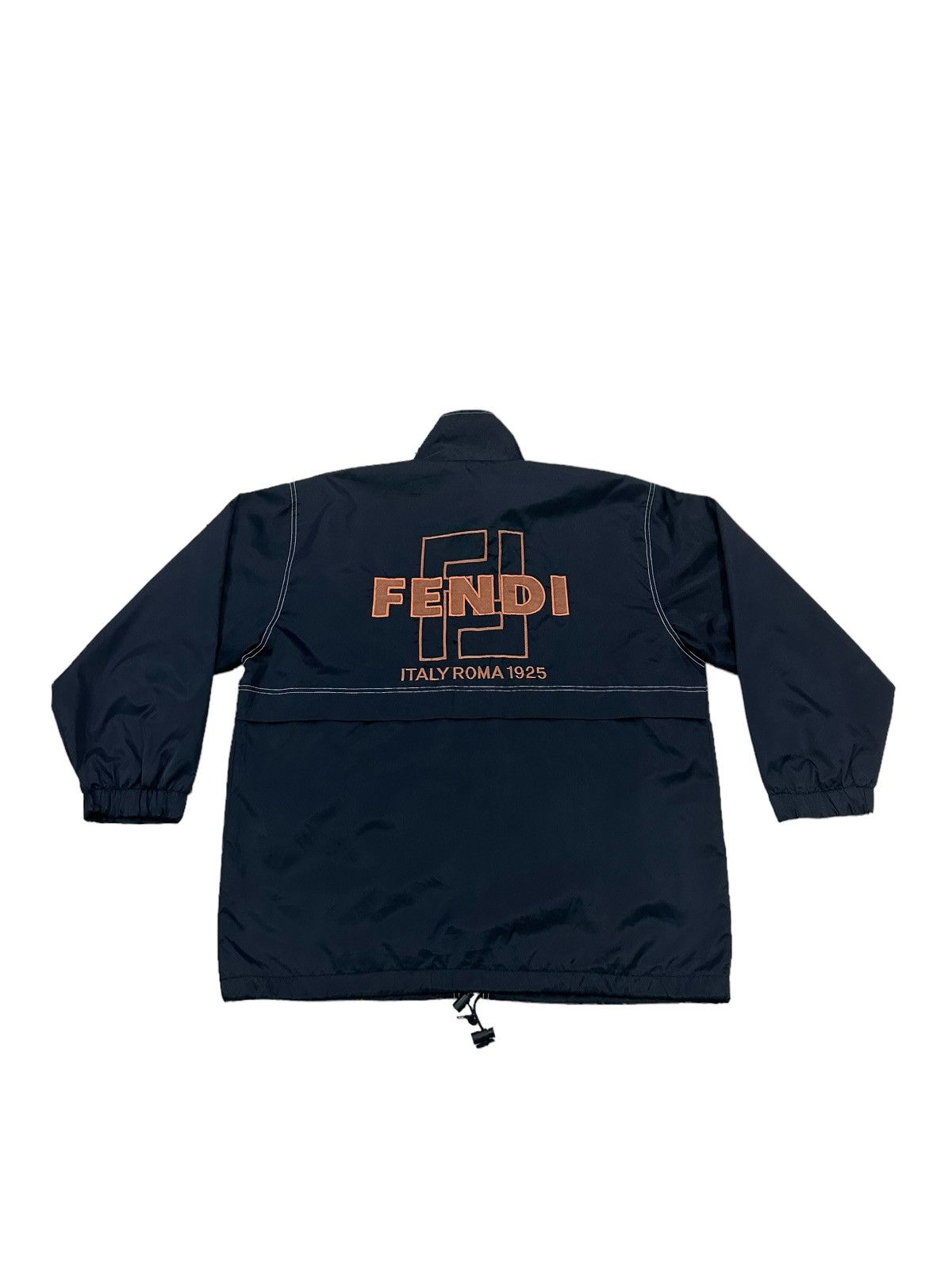 FENDI PELLICCE MODA PRONTA BIG LOGO EMBROIDERY JACKET