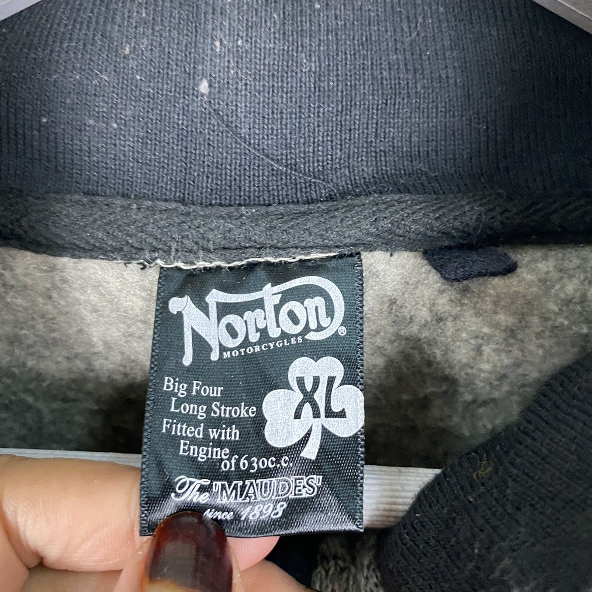 Norton Norton Be It Speed Big Logo Zipper Jacket Size US M / EU 48-50 / 2 - 12 Thumbnail