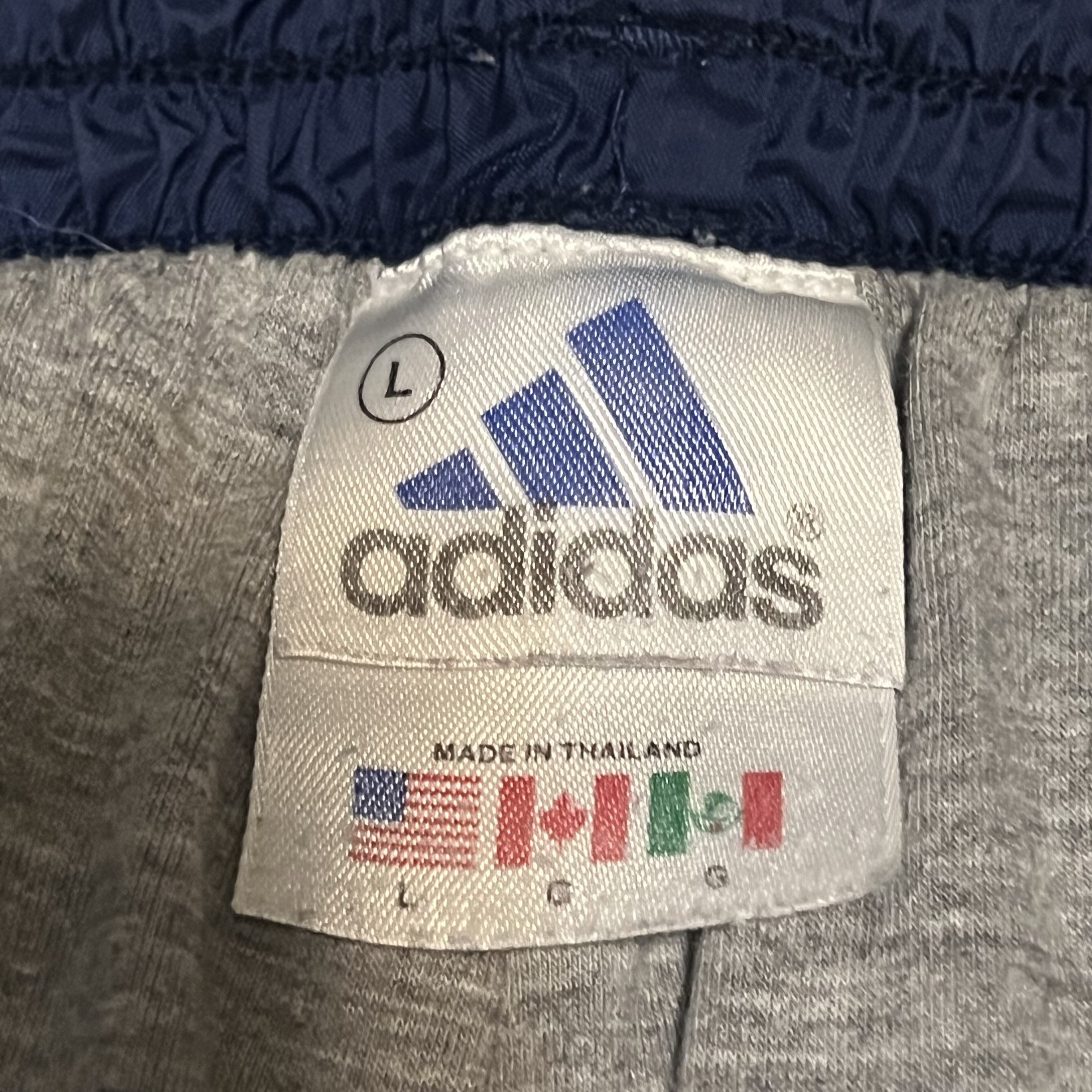 Adidas × Vintage Vintage 90s Adidas Fleece Lined Track Pants Size Large Size US 34 / EU 50 - 4 Thumbnail