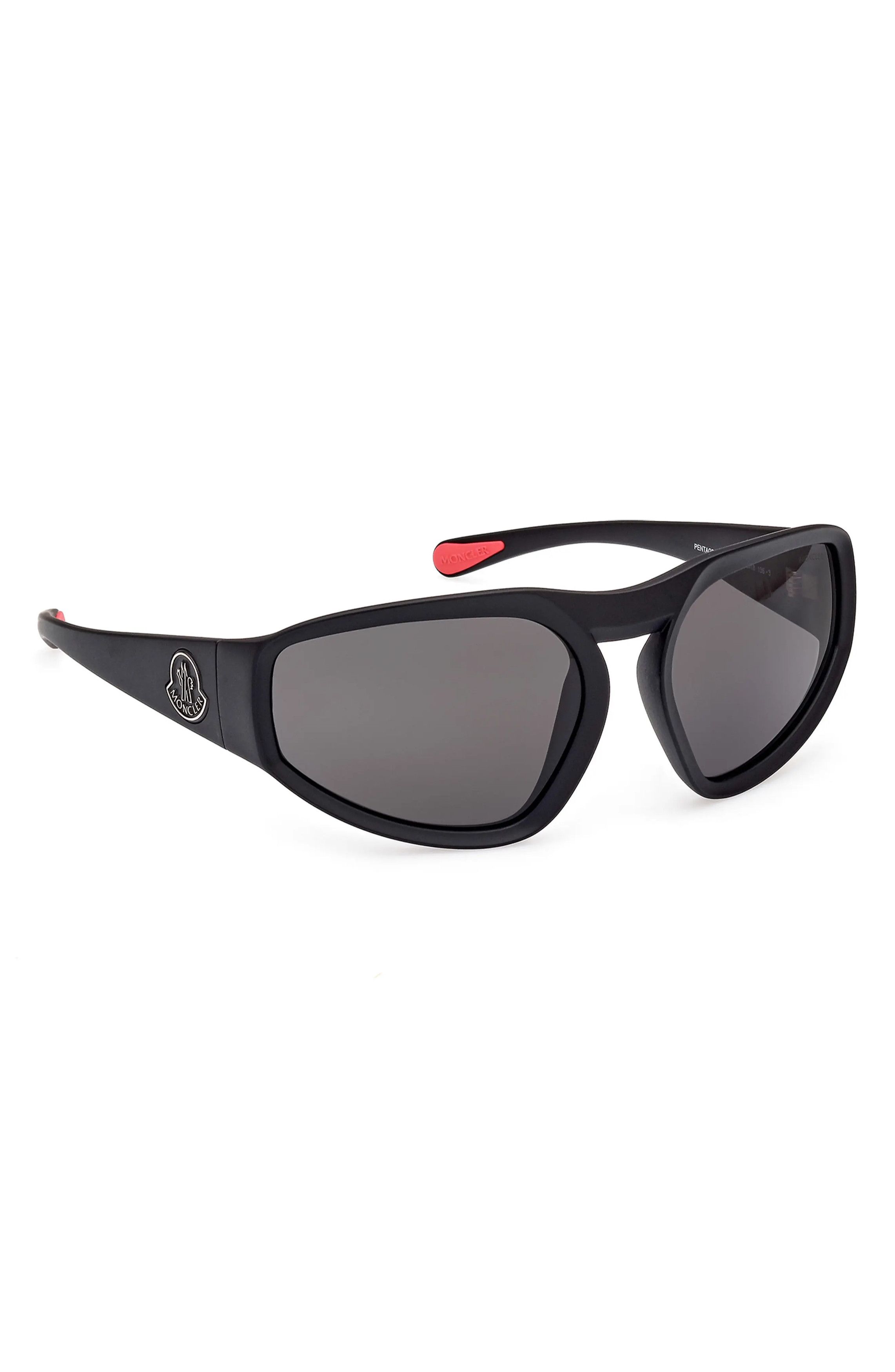 Moncler o1y0225 Size : OS / 62 mm Sunglasses in Black/Grey Size ONE SIZE - 5 Thumbnail