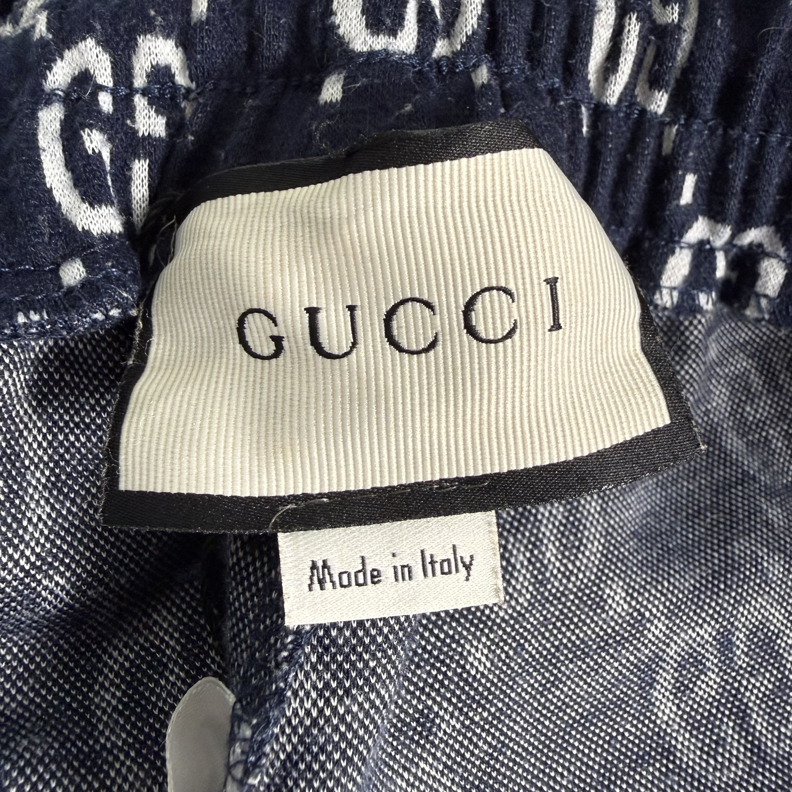 Gucci 🔥RARE🔥Gucci GG OVP Logo Joggers Pant (M) Size US 32 / EU 48 - 6 Thumbnail