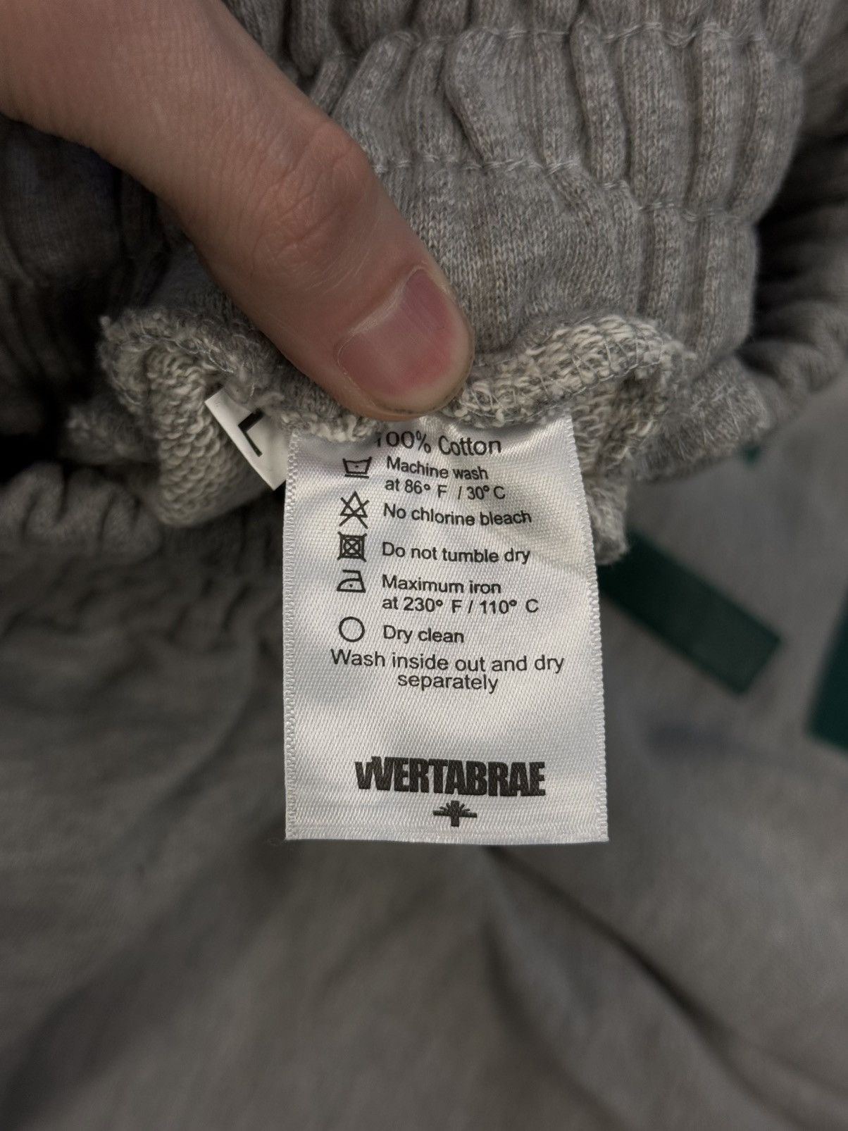 Vertabrae Vertabrae Sweatpants Size Large Grey/Green (NEW) Size US 34 / EU 50 - 7 Thumbnail