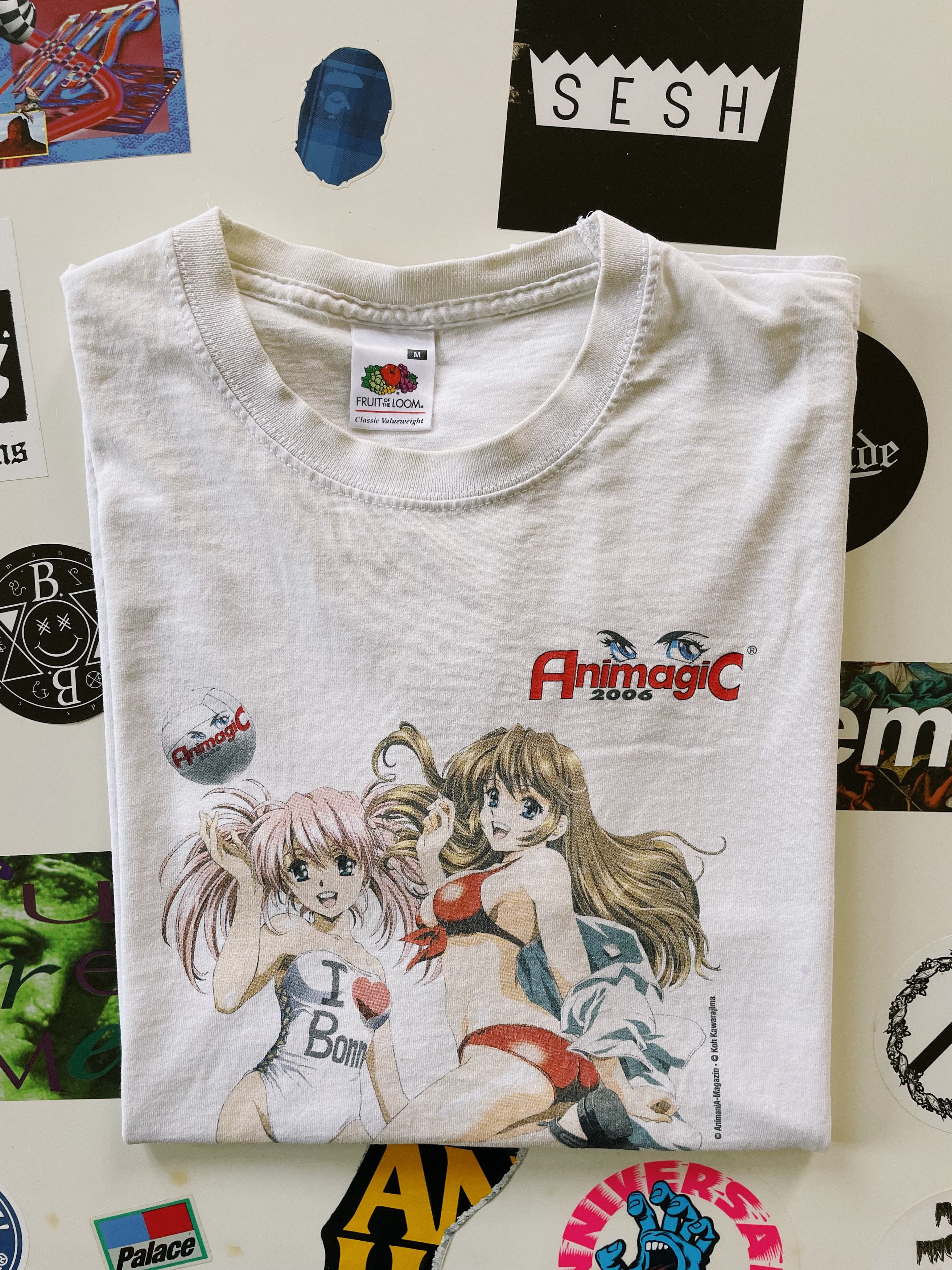 Anime × Japanese Brand × Vintage Vintage 2006 Animagic Koh Kawarajima Pinup Girls T-shirt Size US M / EU 48-50 / 2 - 11 Thumbnail