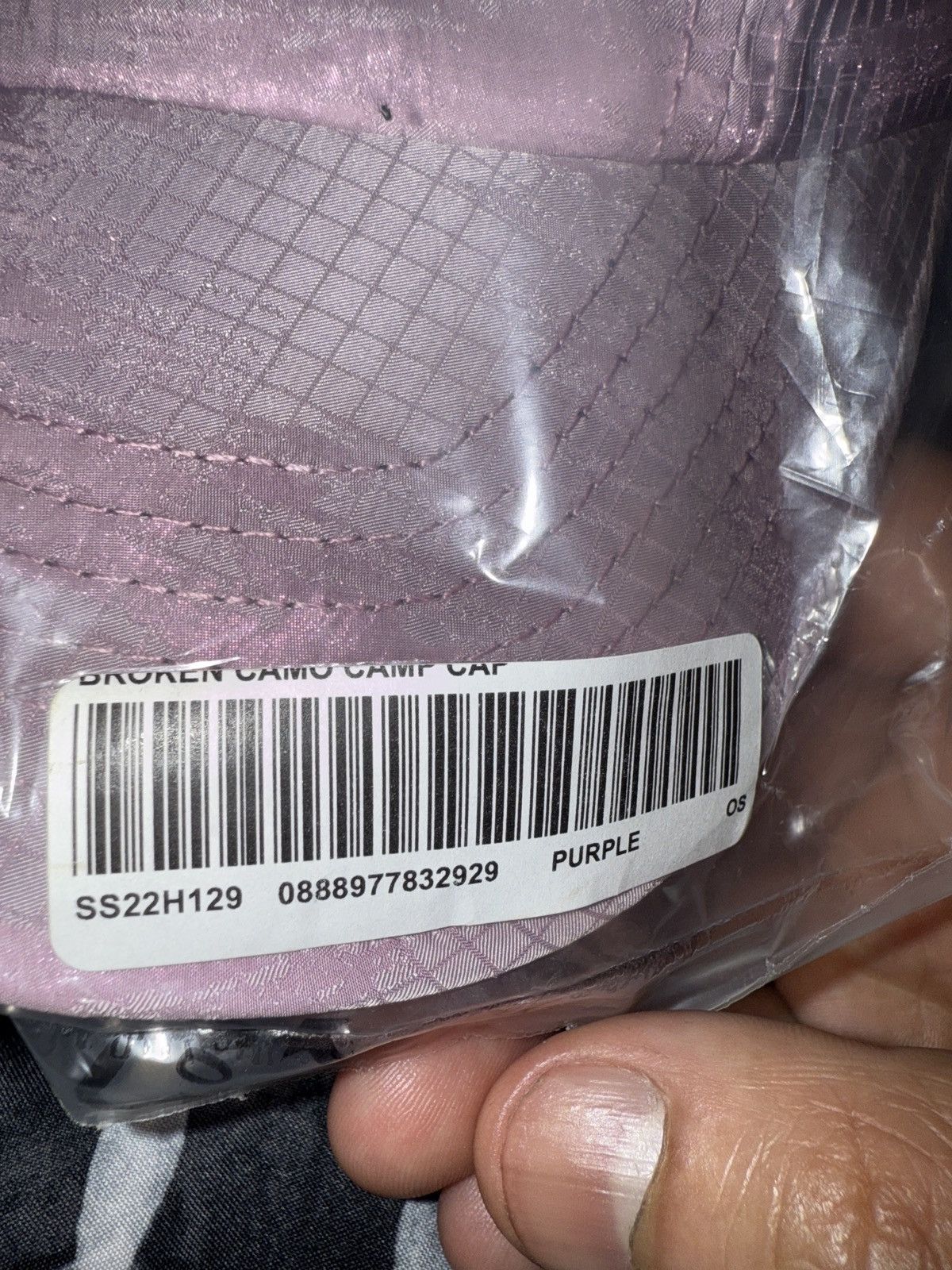 Supreme Supreme Broken Camo Camp Cap purple Size ONE SIZE - 2 Thumbnail