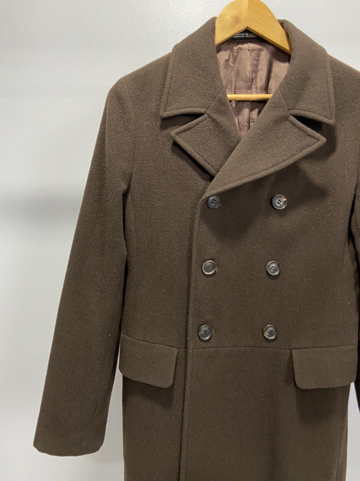 Yohji Yamamoto INED Yohji Yamamoto double breast wool Long Coats Size M / US 6-8 / IT 42-44 - 5 Thumbnail