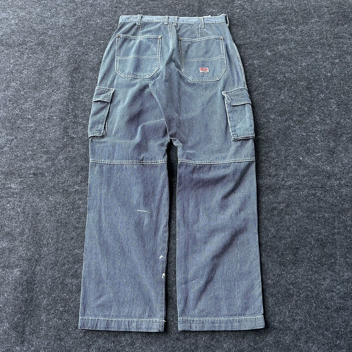 JNCO Vintage Dogman Hickory Baggy Cargo Pant D664 Size US 30 / EU 46 - 2 Thumbnail
